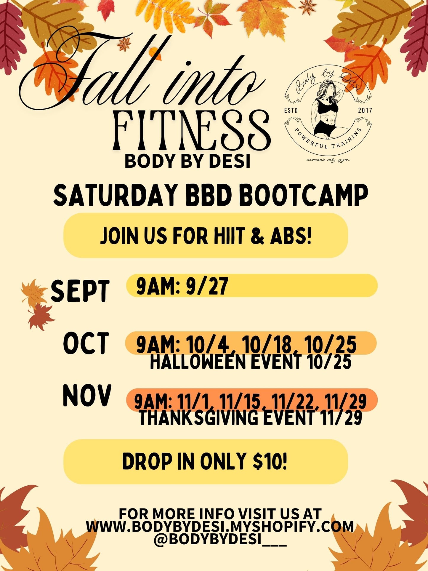 BBD Saturday Bootcamp!