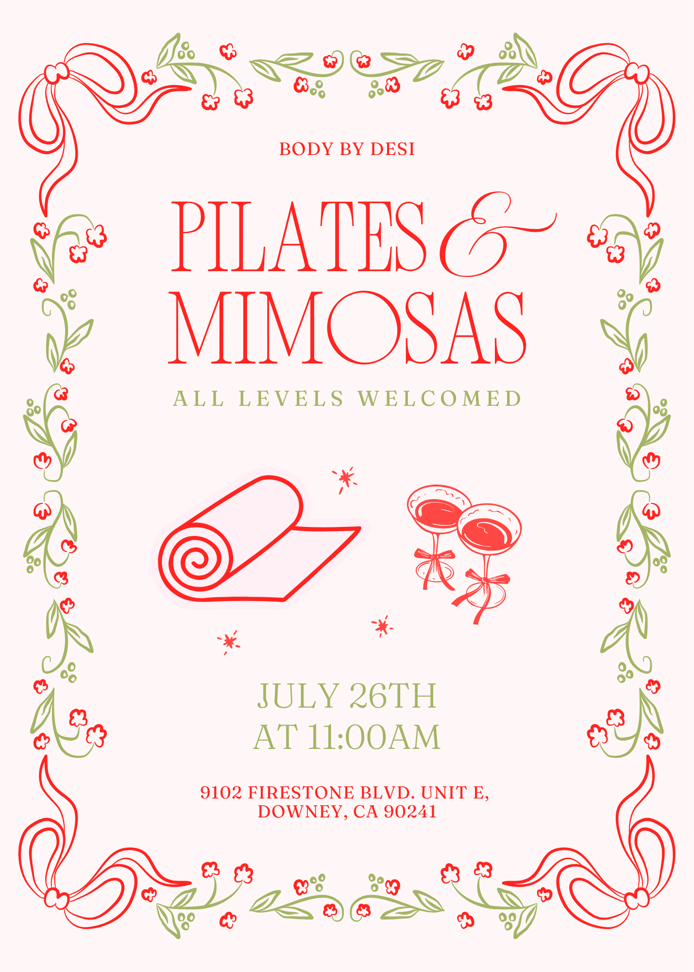 Pilates & Mimosas