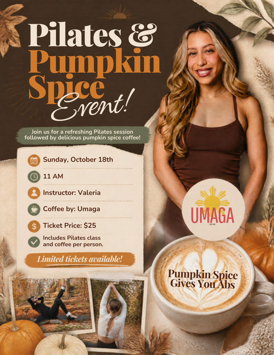 Pilates & Pumpkin Spice Event