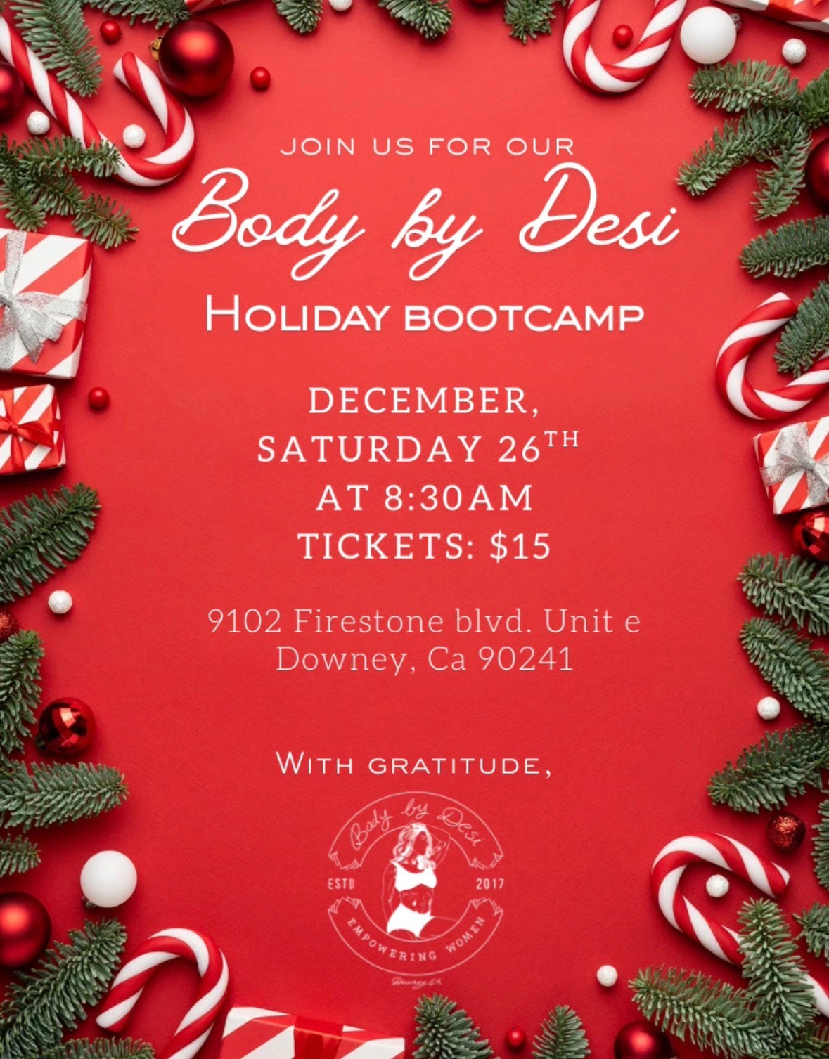 Holiday Bootcamp