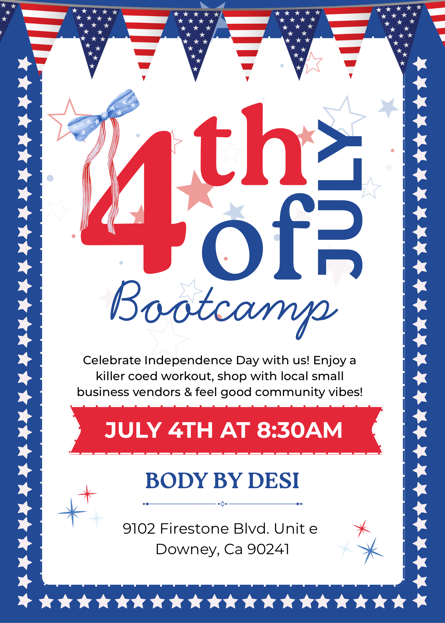 4th of July bootcamp