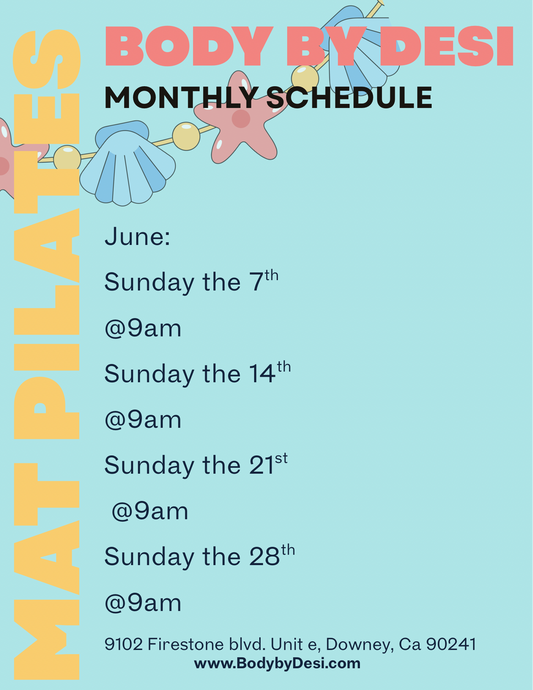 June Mat Pilates @BBD