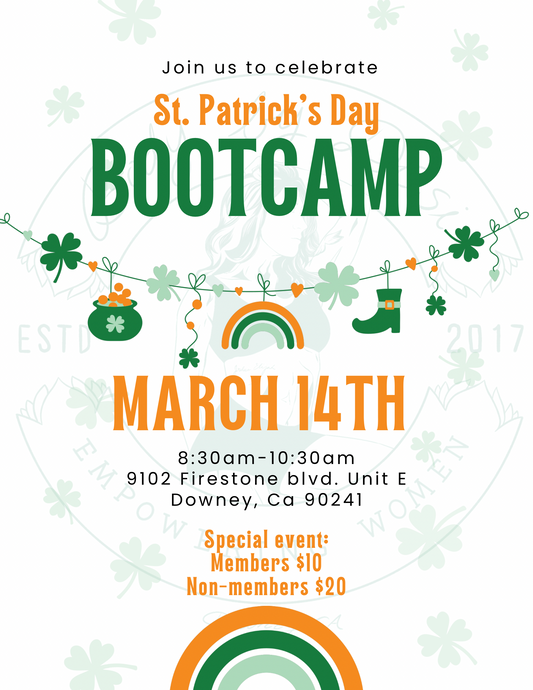 St. Patrick’s BBD bootcamp