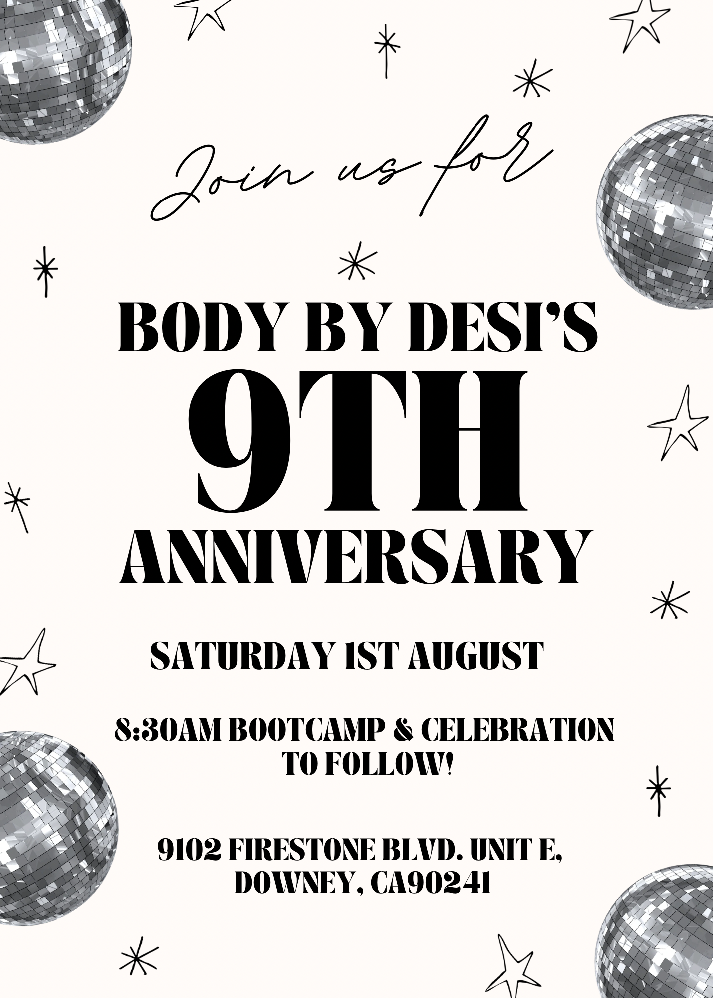 BBD 9th anniversary bootcamp!
