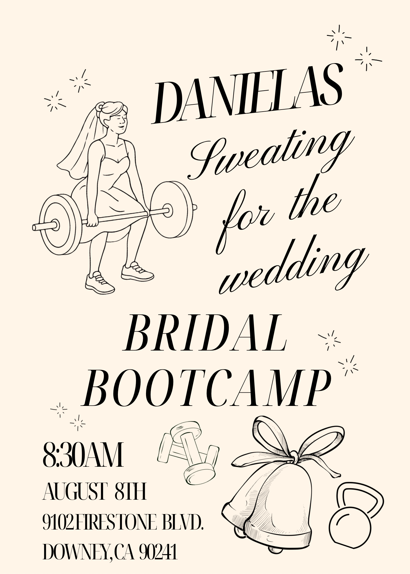 Dani’s Bridal Bootcamp!