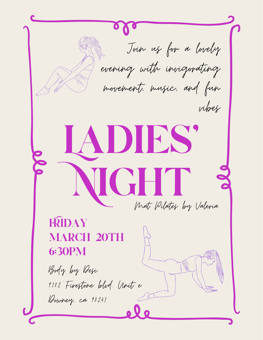 Ladies night: Pilates edition