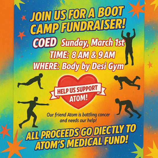Bootcamp fundraiser for Atom!